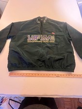 Vintage Surf Style Iridescent Green Jacket Windbreaker One Size Pullover EUC