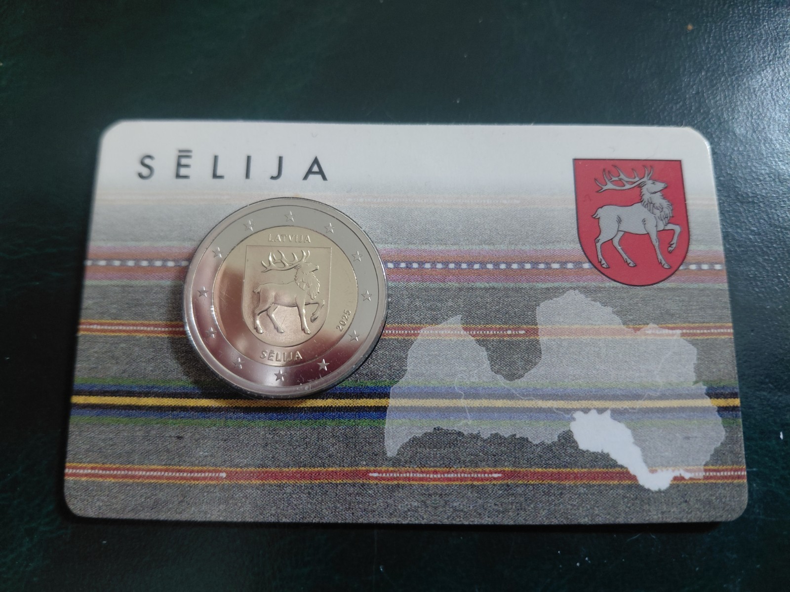 LETTONIE 2025 - Coincard 2 EUROS " SELIJA " BU