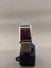 RARE GOLD RED Vintage Seiko Slim Quartz Gentlemen's Wrist Watch