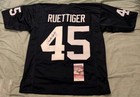 Notre Dame RUDY RUETTIGER Autographed Custom #45 XL Jersey JSA CERTIFIED Signed — photo 1