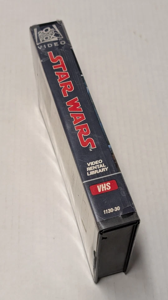 Star Wars Video Rental Library VHS 1st Edition Serial Numbers Rare 1982 VG+ - Image 2 of 4
