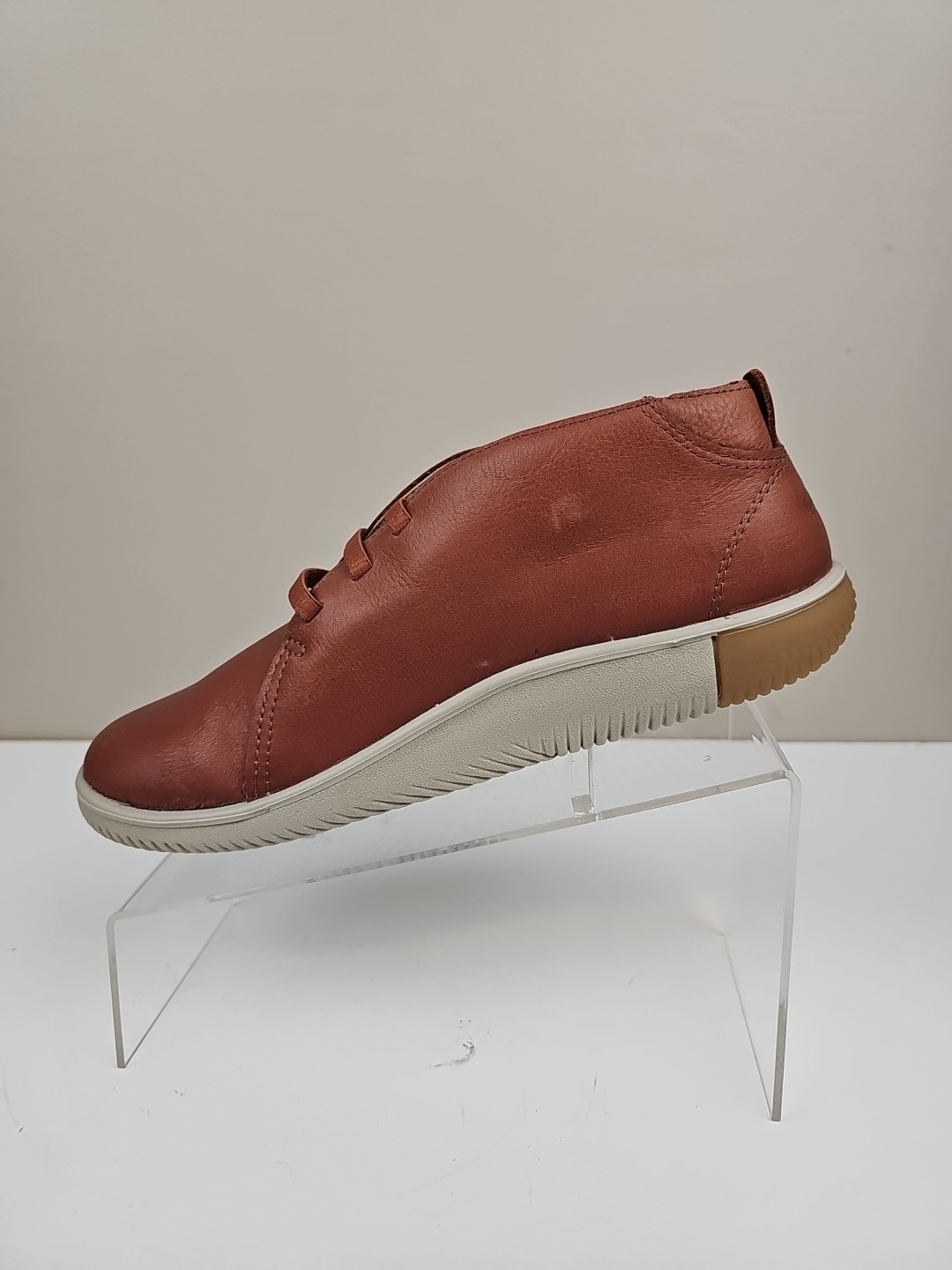 Stivali KEEN Knx Chukka tartaruga shell plaza tortora stivali in pelle marrone da uomo taglia 9 5