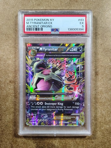 M Tyranitar-EX graded PSA 5 for sale on eBay