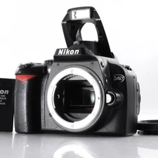 Nikon D40 DSLR Camera No Cover Close; Tested, Excellent Condition