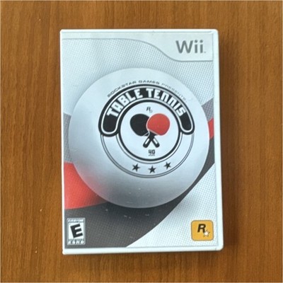 Rockstar Games Table Tennis Wii Multiplayer Sports 2007 NTSC-U/C