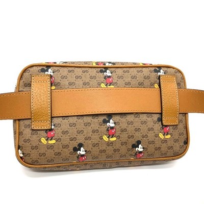 GUCCI 602695 Disney Collab Mini GG Supreme Belt bag body bag