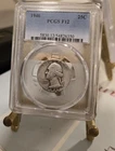 1946 Washington Quarter- PCGS F12