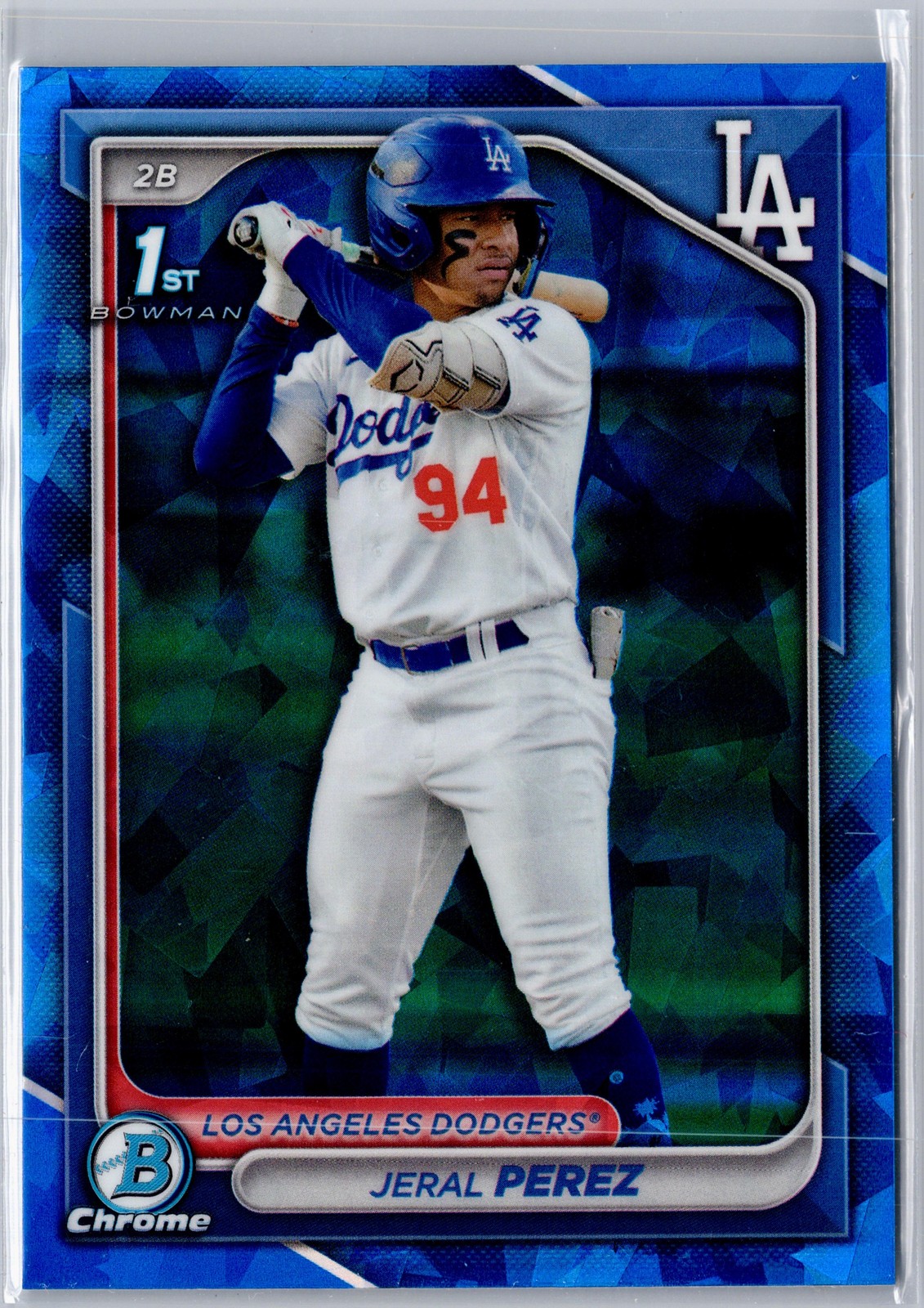 2024 Bowman Chrome Sapphire Edition #BCP-158 Jeral Perez Prospects