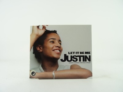 JUSTIN LET IT BE ME (C26) 2 Track CD Single including Picture Sleeve VIRGIN RECO