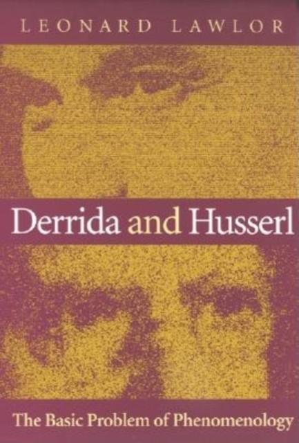 Derrida and Husserl by Leonard Lawlor PAPERBACK 9780253215086
