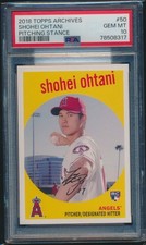 PSA 10 SHOHEI OHTANI/OTANI 2018 TOPPS ARCHIVES PITCHING LA Angels RC GEM MINT
