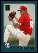 2001 Topps Traded & Rookies Carlos Silva Philadelphia Phillies #T159