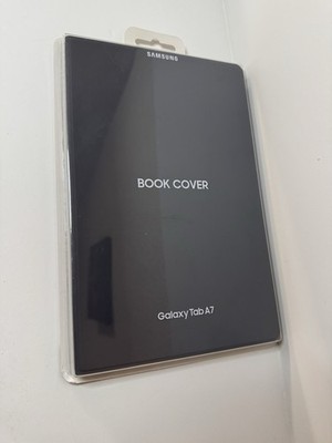 Genuine OEM Samsung Galaxy Tab A7 Book Cover Grey Folio Case Stand Gray EF-BT500