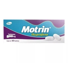 Motrin 800 Mg.   10  Tablets … relieves minor aches and pains Exp 09/25 NEW