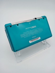 Nintendo 3DS Aqua Blue Handheld System with Box Charger &ndash; Excellent Condition