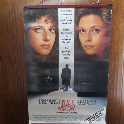 Black Widow Movie Poster Fox TV Fox Movie Night 27 X 40 Theresa Russell Winger