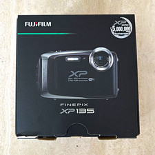 Fujifilm FinePix XP135 Black Waterproof Shockproof Wi-Fi 16.4MP 5x Zoom