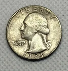1953-S Washington Quarter