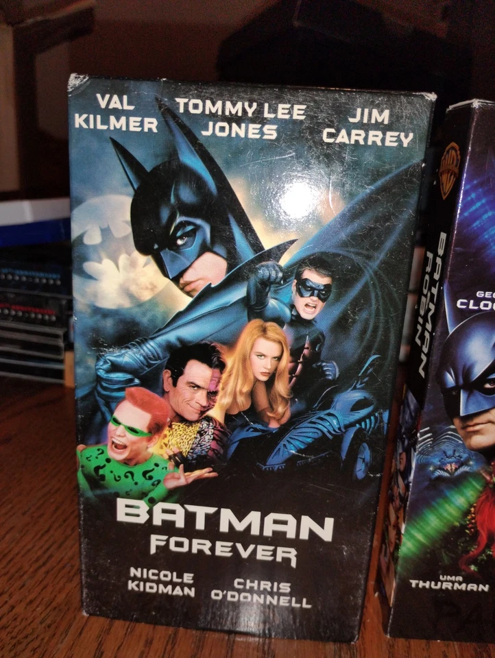 Batman VHS Lot - Batman mask of the phantasm, Batman & Robin,  Batman Forever Foto 4 de 4