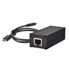 1000Mbps Gigabit PoE Ethernet Adapter Type C to RJ45 Converters for Data