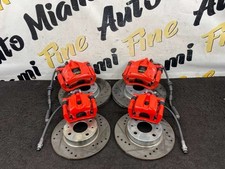 16-19 Fiat 500 Abarth Front & Rear Left & Right Brake Calipers and Rotors OEM