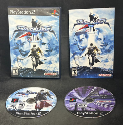 Soul Calibur III w/ Demo Disc (PS2 / Playstation 2) Complete CIB Tested