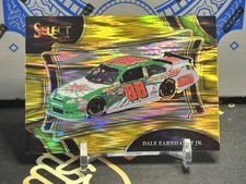 Dale Earnhardt Jr 2024 Panini Select Racing Pit Road Gold Flash Prizm #173 2/10