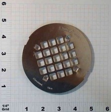 4-1/4 Inch Shower Drain Strainer Stainless Steel 2-7/8 inch Tabs