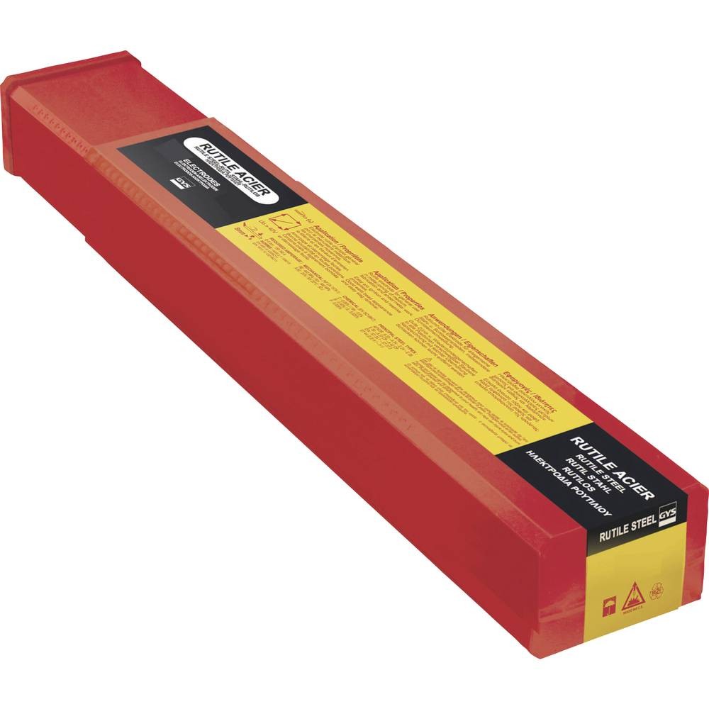 Électrodes de soudage GYS Rutil E6013 en 2.5 mm de diamètre pour des fixations de haute précision