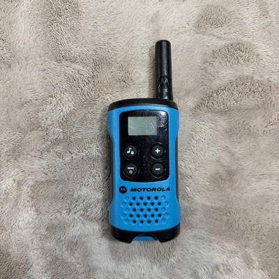 Motorola Talkabout T100TP Two-Way Radio Walkie Talkie Blue AAA Single Handset