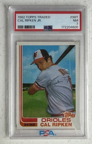 Topps 1982 Traded Cal Ripken Jr #98T PSA 7
