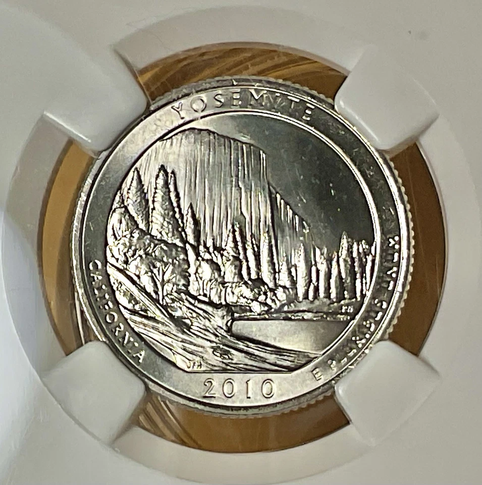 2010-P America the Beautiful 2 Quarter Set (Mount Hood, Yosemite) NGC MS67 - Image 3 of 4