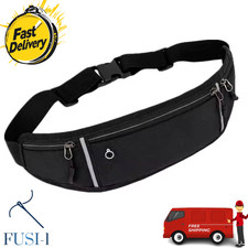 Running Belt Waist Bag Ultra Slim Waterproof Money Belt Running Bag Pack