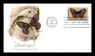 US COVER CHECKERSPOT BUTTERFLIES FIRST DAY ISSUE FLEETWOOD