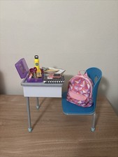 Our Generation School Desk, Backpack And Supplies