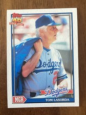1991 Topps - Tommy Lasorda #789 - near mint condition - FREE SHIPPING