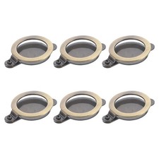 6Pcs Home Door Peephole Covers Copper Privacy Shield Durable and Easy Install