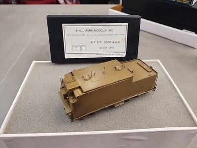 Hallmark Models HO-Scale 3500 ATSF 462 Series Unpainted Brass Tender 