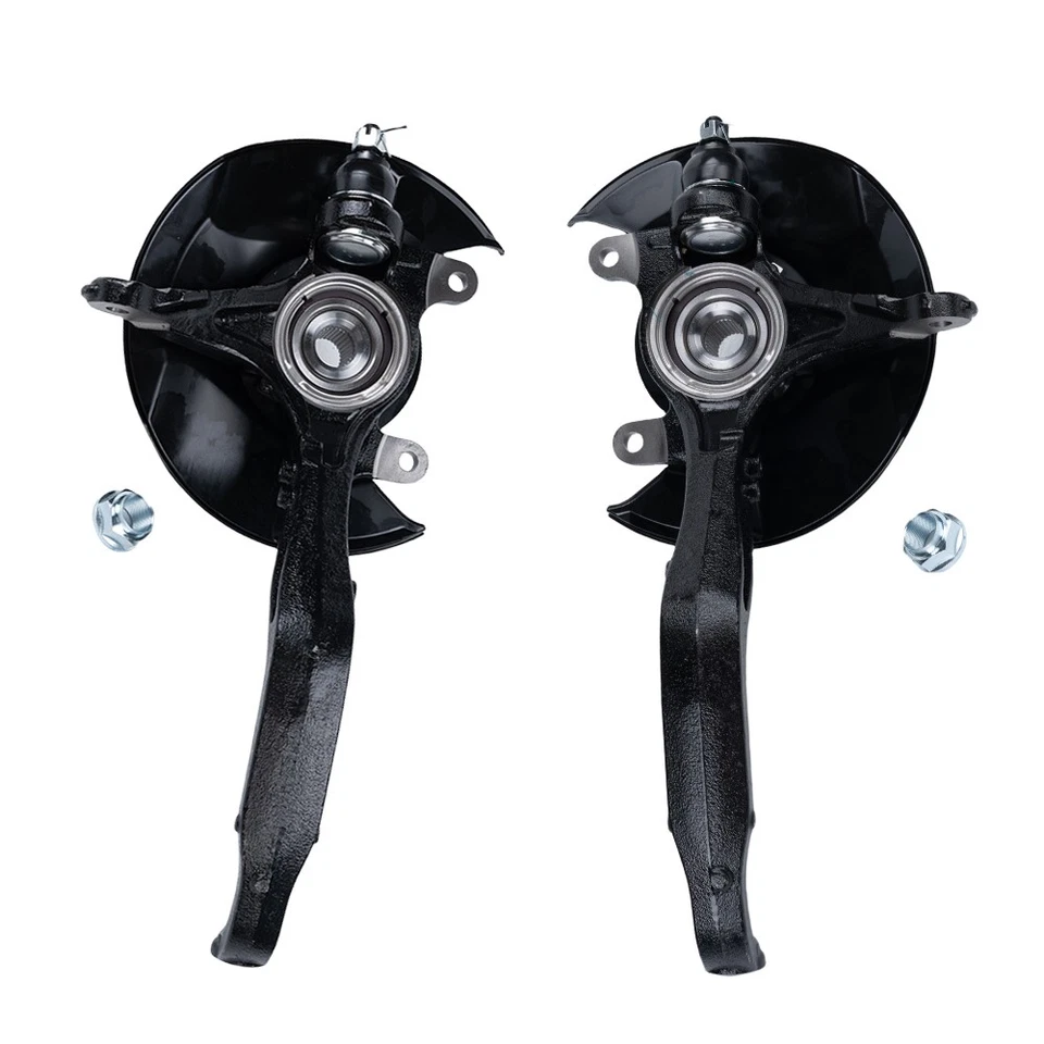 Set of 2 Front Steering Knuckle Assembly Set For 10-2015 Honda Accord Crosstour Foto 4 de 4