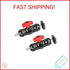 CAMVATE Universal Magic Arm with with Dual Ball Heads(Red,2 Pieces) - 2079