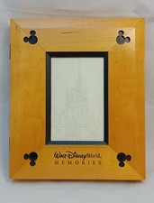 Walt Disney World Memories Wooden Photo Album-Holds 88 4X6 Disneyland  -i