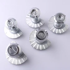 Chassis Cabinet Lock Fan Base 270 Degree Swivel Tongue Door Cam Lock Set of 4