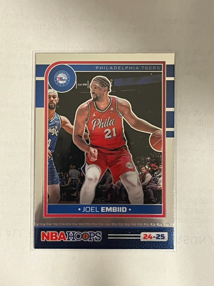 2024-25 Panini NBA Hoops JOEL EMBIID #131 HOLO PREMIUM 76ERS | eBay