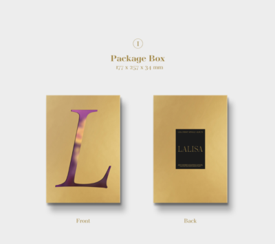 BLACKPINK LISA First Single Album LALISA CD + Photobook +