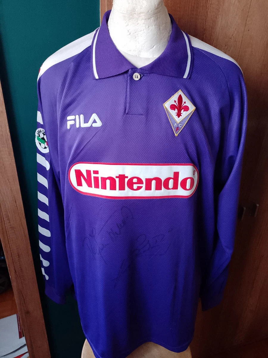 alias Ongeldig Afrikaanse FILA ITALY FIORENTINA BATISTUTA ARGENTINA MATCH ? SOCCER FOOTBALL SHIRT  JERSEY | eBay