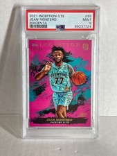 2021-22 Topps Inception Overtime Elite Magenta RC Jean Montero /99 PSA 9