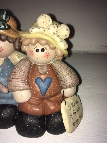 Henton Two Lady Hobos “To the Ends of the Earth Forever Friends” Home Décor - Picture 3 of 9