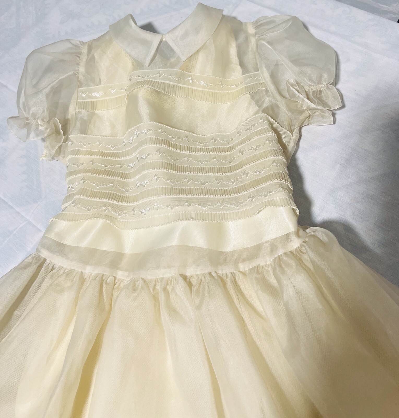 Vintage Antique Christening Baptism Gown Dress… Gem