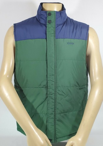 Mens Medium Puffer Vest Jacket IZOD 