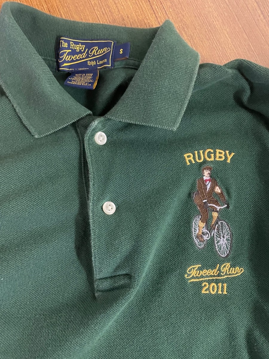 RUGBY Ralph Lauren ポロシャツ Tweed Run2011限定 Rare The Rugby Tweed Run embroidered Ralph Lauren polo shirt